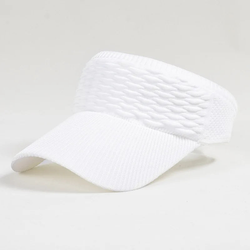 Anti-UV Sun Visor Hat – Breathable Adjustable Open Top Cap for Women & Men | Summer Sports, Golf, Tennis, Beach