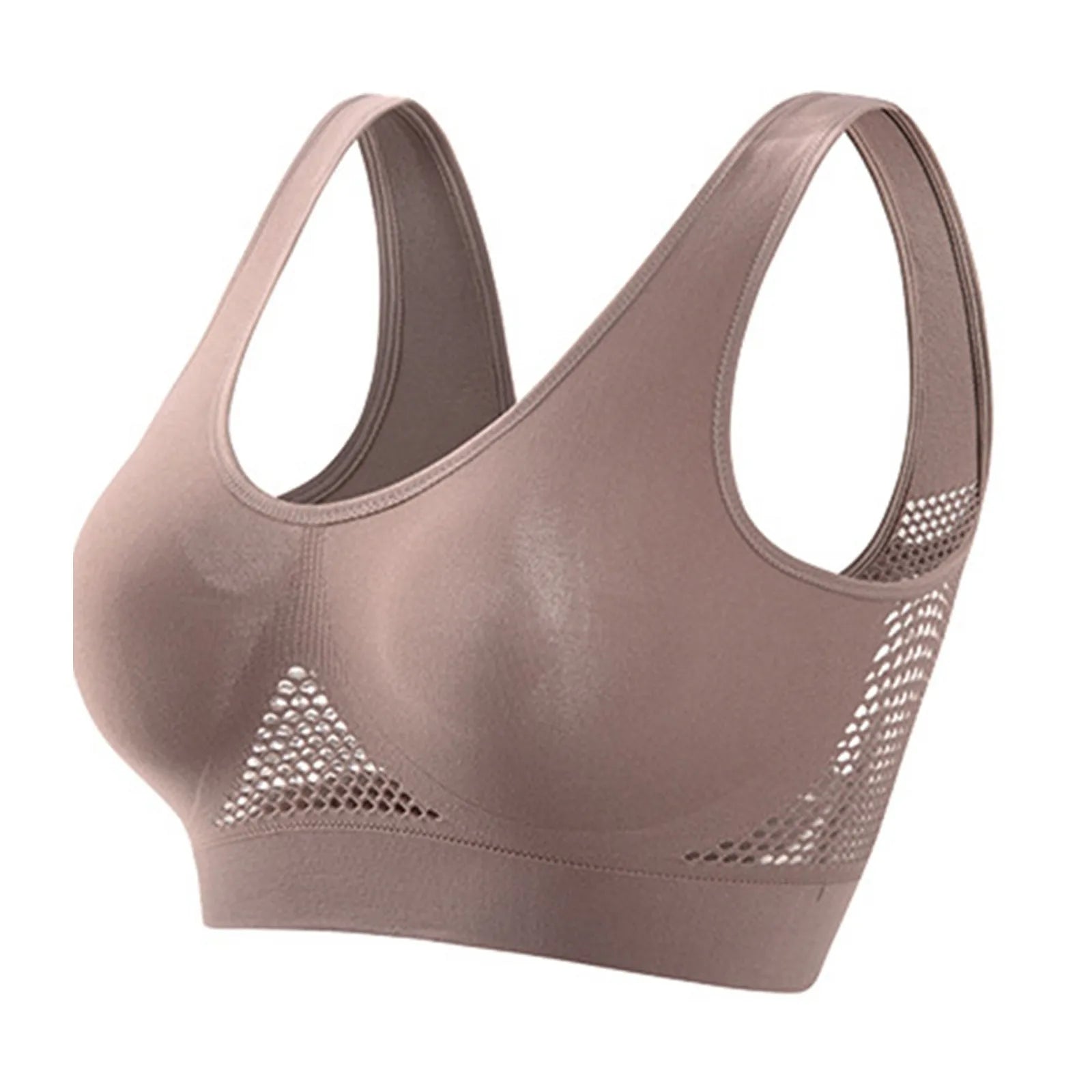 Shockproof Women’s Sports Bra – Breathable Knit Running & Yoga Tank Top, High-Support Anti-Sag Fitness Vest