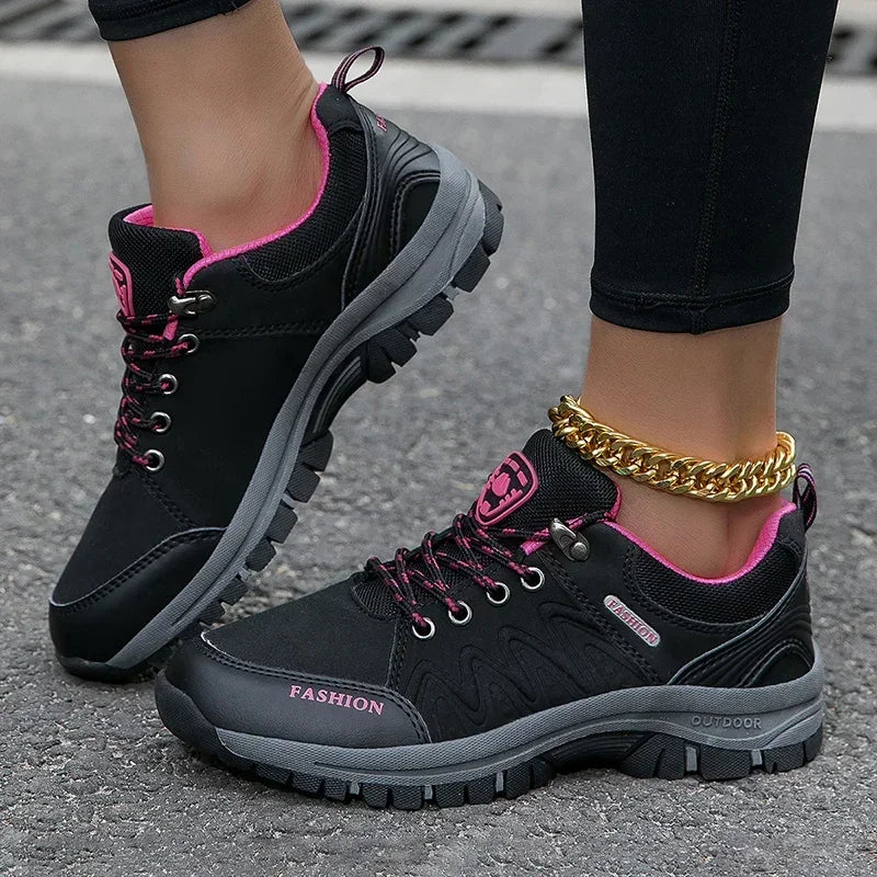 Women Hiking Shoes Outdoor Non-Slip Waterproof Walking Sneakers