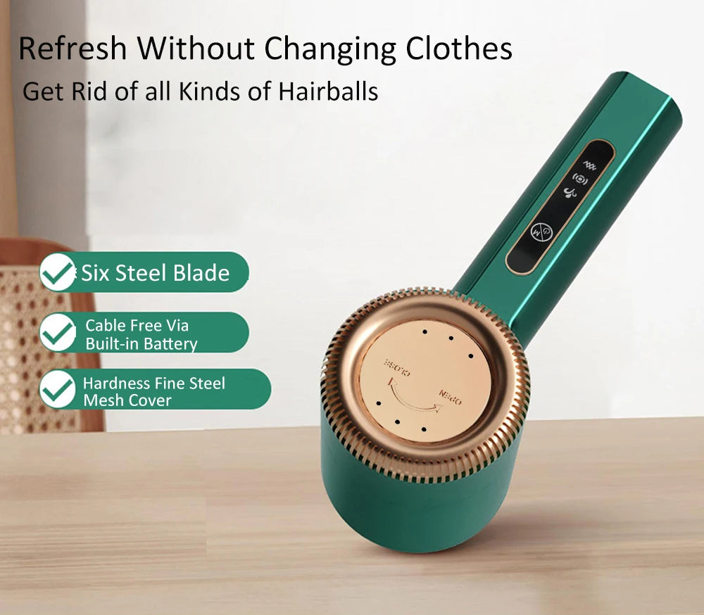 Electric Lint Remover Rechargeable Fabric Shaver – Portable Clothes Fuzz & Pill Remover