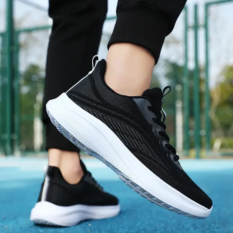Women’s Breathable Mesh Sneakers – Lightweight Anti-Slip Lace-Up Summer Running & Hiking Athletic Shoes