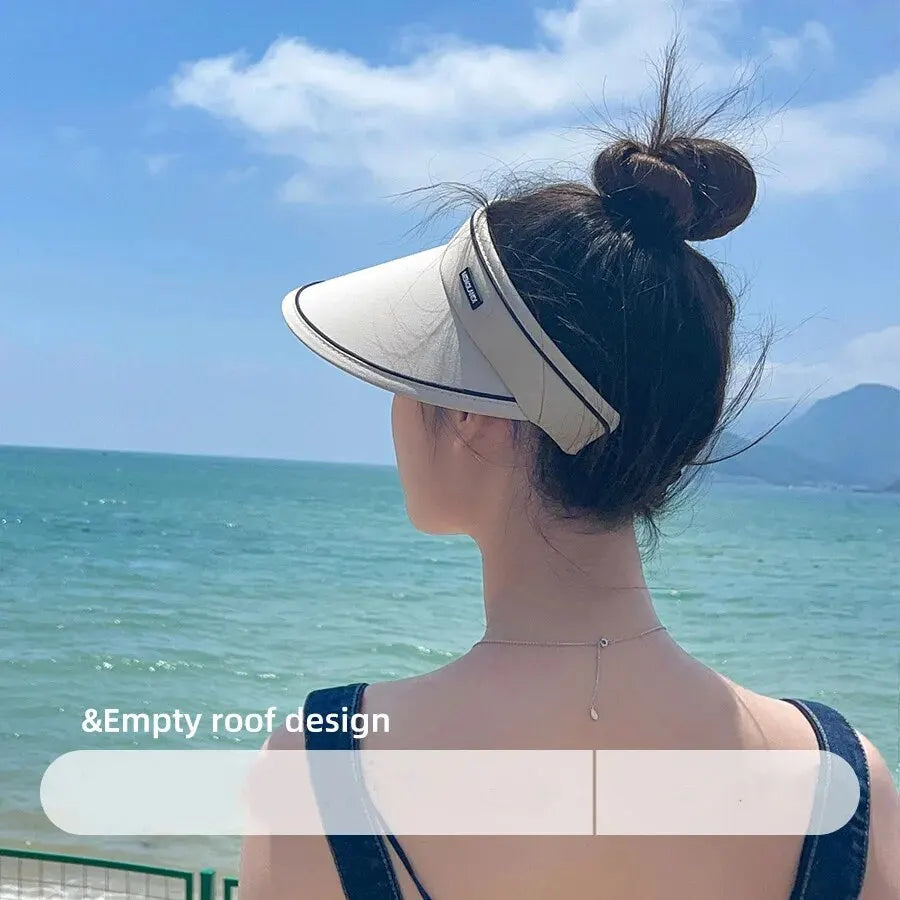Women’s UV Protection Wide Brim Sun Hat – Lightweight Outdoor Summer Cycling Face Shade Cap