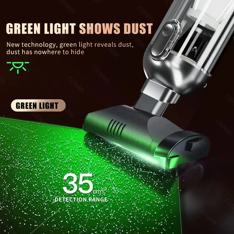 CENRR Mini Car Vacuum Cleaner 998000PA – Portable Handheld Vacuum & Blower for Car and Home Use