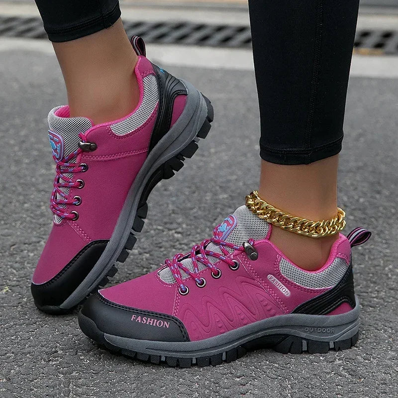 Women Hiking Shoes Outdoor Non-Slip Waterproof Walking Sneakers