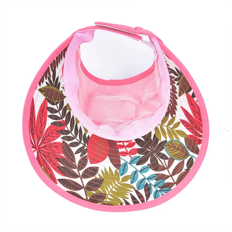 Women’s Foldable Wide Brim Sun Hat – UV Protection Summer Beach Visor Cap, Casual Lightweight Holiday Hat
