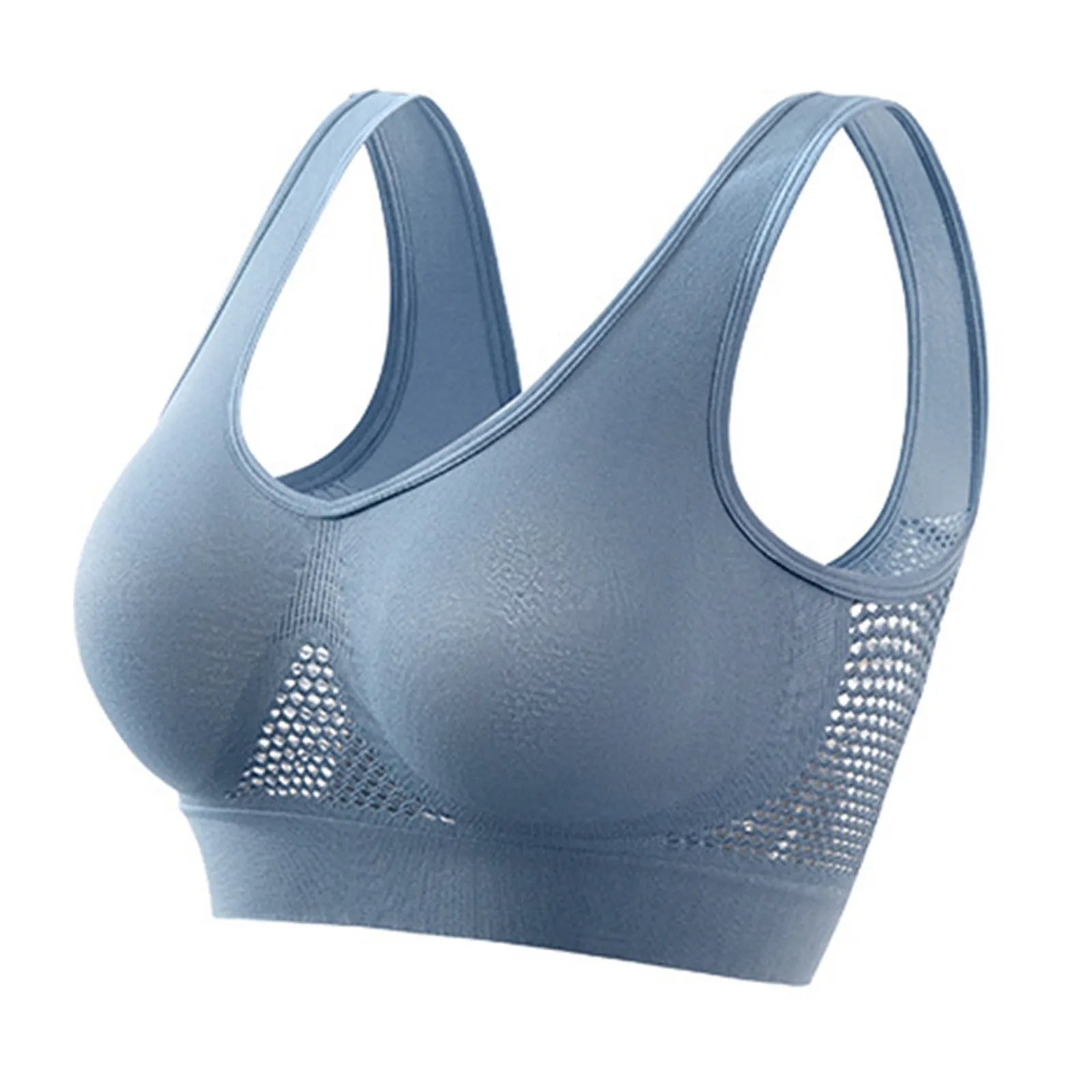Shockproof Women’s Sports Bra – Breathable Knit Running & Yoga Tank Top, High-Support Anti-Sag Fitness Vest