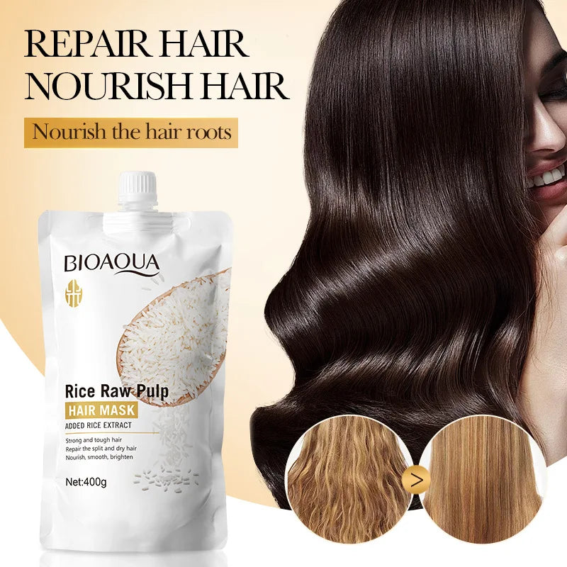Magical Keratin Hair Mask – 5-Second Repair Treatment for Damaged, Frizzy Hair | Rice Extract Moisturizing Conditioner for Smooth, Shiny Hair