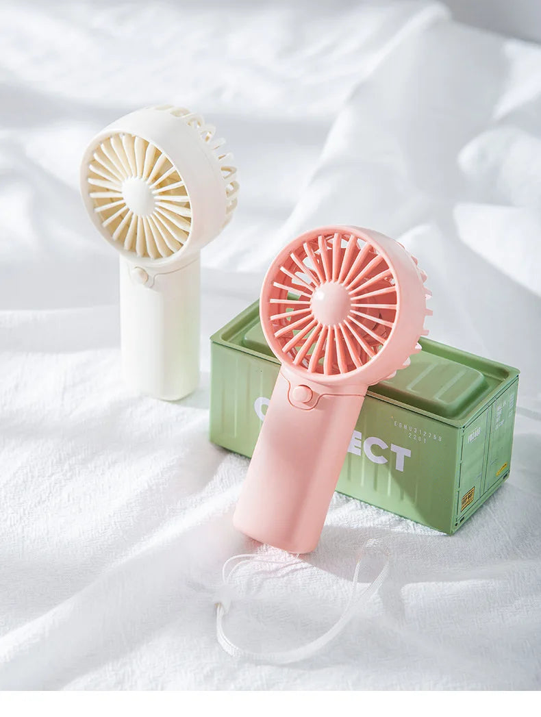 Portable Mini Handheld Fan – Lightweight Pocket Air Cooler, Battery Powered Personal Cooling Fan for Travel & Office